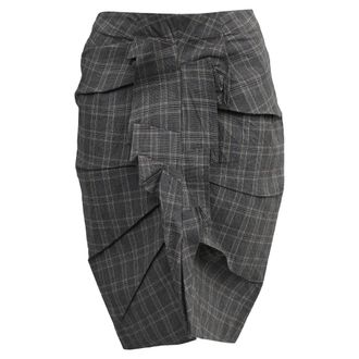 Isabel Marant &Eacute;toile Noora Prince of Wales-Checked Skirt in Grey Cotton