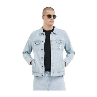 Karl Kani Hombre, Chaquetas, Azul, Talla: L