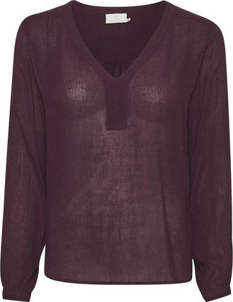 Kaffe Mujer, Blusas y Camisas, Púrpura, Talla: 3XL