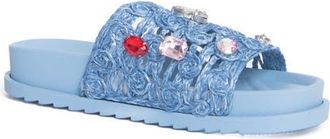 Lauren Lorraine Rose Sandal in Blue at Nordstrom, Size 6.5