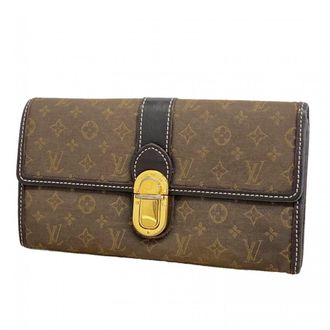 Louis Vuitton Fusain Long Wallet (Bi-Fold) (Pre-Owned)