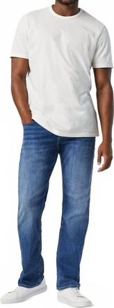 Mavi Mens Marcus Mid Rise Jean In Foggy Feather Blue