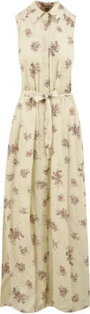 Aniye By Elegante Beige Jurk - Dames - Shirt Kleedjes - Beige - L - Kleedjes
