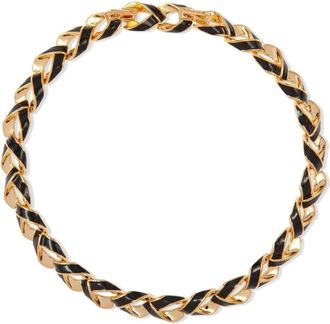 Susan Caplan Vintage 1980s DOrlan necklace - women - 22kt Gold Plated Brass/Enamel - One Size