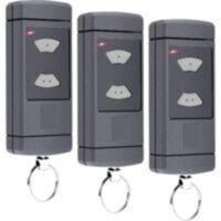 OEM Juego De 3 Transmisores Port&aacute;tiles Compatibles Con - 40.685 Mhz - Para Puertas De Garaje Hsm2-40, Hsm4-40, Hse2-40, Hse4-40, Hs2-40, Hs4-40, 2 Canales