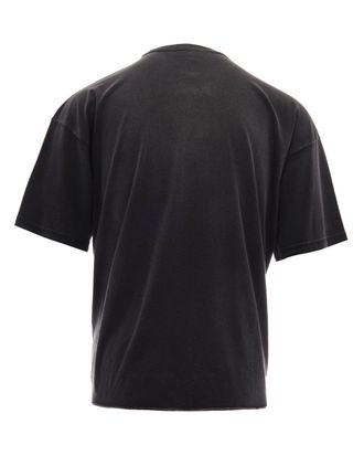 Represent Mens T-Shirt Westside Stained Black Cotton Hemp T-Shirts And Polos