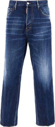 Dsquared2 Navy Blue Loose Jeans