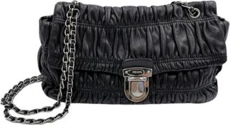 Prada Pre-owned Cross Body Bags, female, Black, Size: ONE SIZE Pre-owned Vintage Crossbody Bag