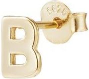 Adornia Initial 925 Sterling Silver Stud Earring in Gold-B at Nordstrom Rack