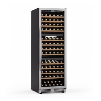 Klarstein Klarstein Vinovilla Trio Refrigerador De Vino 144 Botellas 3 Zonas 38 Db 12 Estantes Compresor 413 Litros