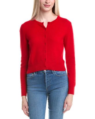 Fort&eacute; Cashmere Cropped Cashmere Sweater