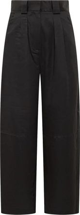 Iro Danny Pants - Dames - Wijde Broeken - Zwart - S - Leer - Broeken