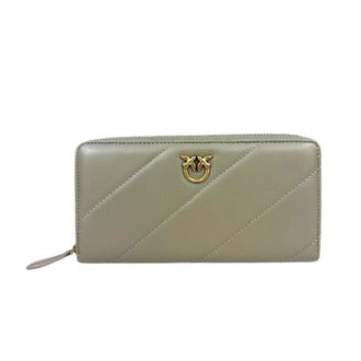 Pinko Wallets & Cardholders, female, Gray, Size: ONE SIZE Large Zip-Around Wallet
