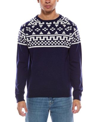 Brodie Fairisle Wool & Cashmere-Blend Crewneck Sweater