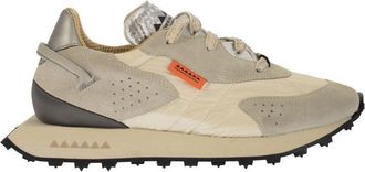 RUN OF Vaporix - Suede And Nylon Trainers