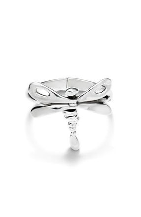 UNOde50 Bangle Bracelet with a Dragonfly in Silver at Nordstrom, Size Medium