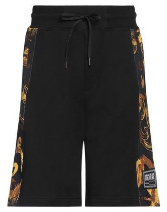 【送料&関税込】Versace Black Virgin Wool Blend Shorts Versace Classic Wool Shorts for Men - Black