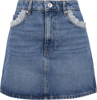 Ganni Mujer, Faldas, Azul, Talla: S