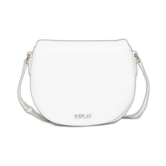 Replay Borsa a tracolla a mezzaluna - - Bags - Donna - Bianco - ONE SIZE