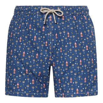 MC2 Saint Barth Ultralight Stretch Swim Short - male - MC2 Saint Barth - Beachwear - Blue - 2XL - Swimwear