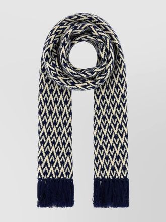 Valentino Garavani embroidered wool scarf