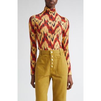 Ulla Johnson Aurelia Long Sleeve Turtleneck in Carnelian at Nordstrom Rack, Size Medium