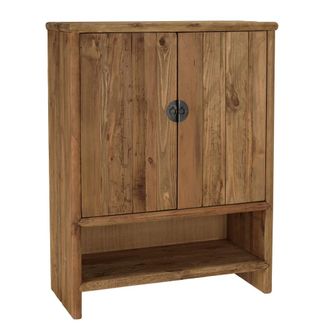 Macabane Aparador de 2 puertas con 1 hueco en madera de pino recuperada