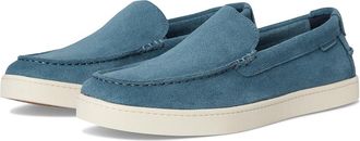 Cole Haan Pinch Weekender Venetians Mens Lace-up Boots China Blue Suede/Ivory : 11.5 D - Medium, Leather