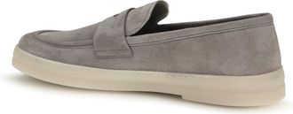 Prada Mens Suede Loafers Cloud Calf Leather