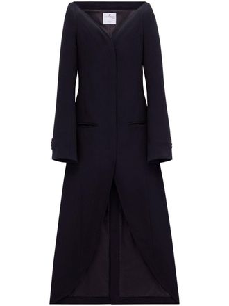 Courr&egrave;ges Abito lungo Ellipse Heritage - Nero
