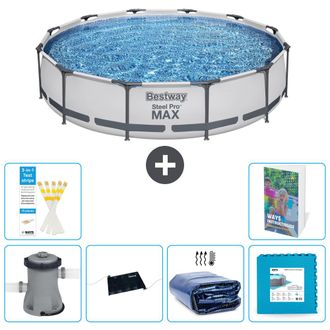 Bestway Piscina Bestway Steel Pro Max Redonda - 366x76 Cm - 7-piezas S340