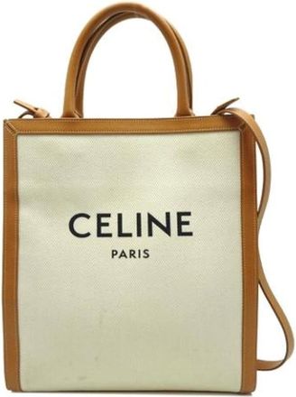 Celine Pre-owned Tote Bags, female, Beige, Size: ONE SIZE Pre-owned Vintage Tote Bag