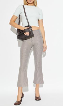 Courr&egrave;ges Ribbed Top, Womens, Light Blue