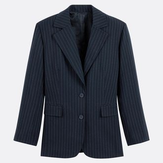 La Redoute Collections Lange blazer, oversized model, tennisstrepen