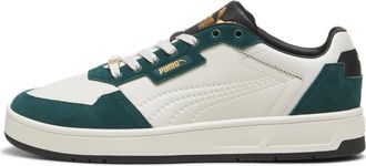 Puma Unisex Court Classic LUX SD Sneaker, Vapor Gray-Dark Myrtle Gold, 9 UK