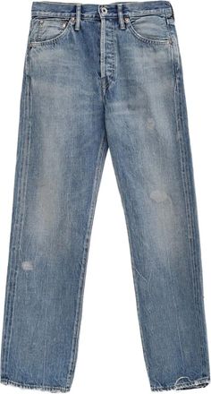 Chimala Jeans dritti effetto vissuto - Blu