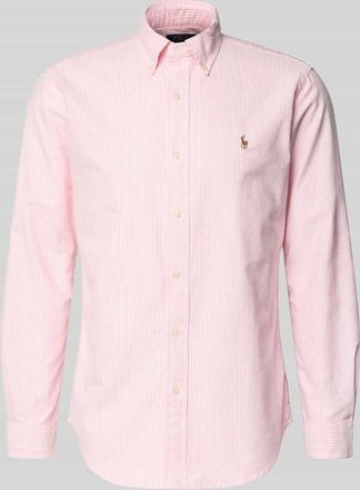 Polo Ralph Lauren Custom Fit Freizeithemd mit Button-Down-Kragen in Rose, Größe XXL