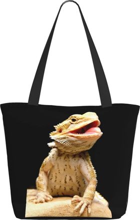 AOOEDM Bearded Dragons Ladies Shopping Bag 13x11x7in.The Perfect ValentineS Day Gift.It Is The Best ValentineS Day Gift For Mom, Daughter, Wife,Etc