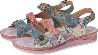 L'Artiste by Spring Step Sumacah Womens Shoes Lilac : EU 37 (US Womens 6.5-7) M, Leather