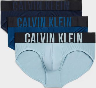 Calvin Klein Mens XL logo stretch briefs Intense Power 3-pack