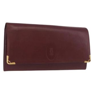 Cartier Pre-owned Wallets, female, Red, Size: ONE SIZE Pre-owned Clutch Bag