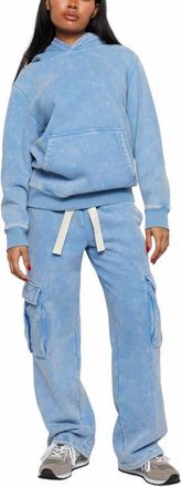By Samii Ryan | Believe Cargo Sweatpants, Blue, Large, 4 at Nordstrom, Size Small