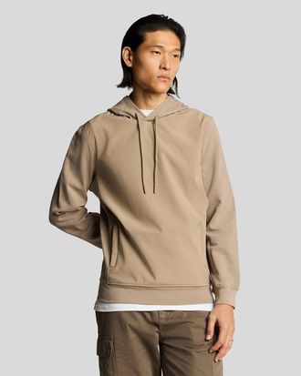 Lyle & Scott Softshell Hybrid Pullover Hoodie - Bruin