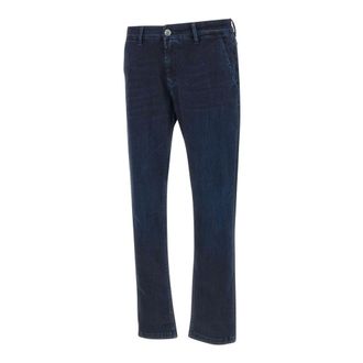 Re-hash Straight Jeans, male, Blue, Size: W42 Mariotto Jeans