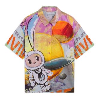 Li-Ning Cartoon Graphic Shirts Multi-Color ASHS899-1