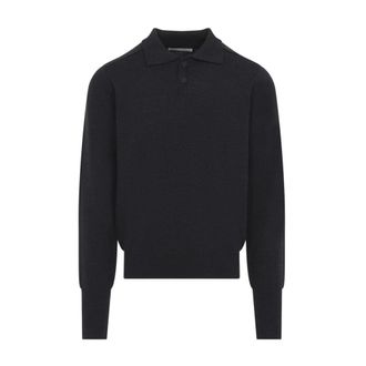 STUDIO NICHOLSON Heren, Tops, Zwart, Maat: S Wol