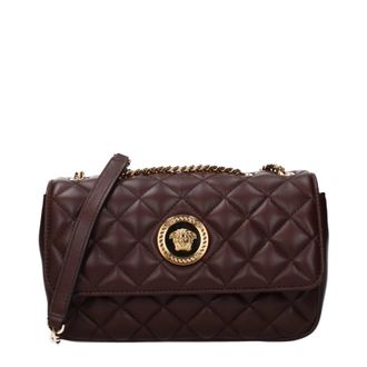 Versace Damens Umh&auml;ngetaschen Braun/Schokoladenleder