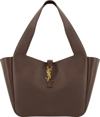 Saint Laurent Tassen, Dames, Bruin, ONE Size, Leer, Le 5 &agrave; 7 Bea