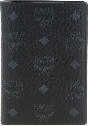 MCM Portafoglio Visetos Trifold - - Accessories - Uomo - Nero - ONE SIZE