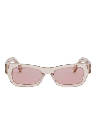 Marni Eyewear rectangular-frame sunglasses - women - Acetate/Nylon/Metal - One Size - Neutrals